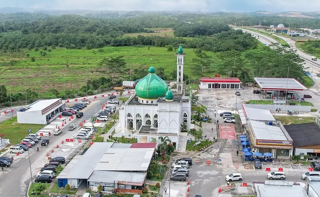 REST AREA: Tempat Istirahat dan Pelayanan (TIP) 36A dari arah Samarinda di Tol Balikpapan Samarinda (Balsam).