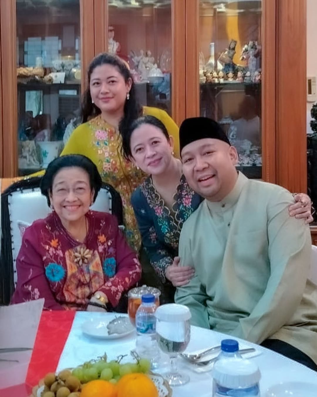 Didit Hadiprasetyo (kanan) bersama Megawati Soekarnoputri, Puan Maharani, dan Pinka Haprani.