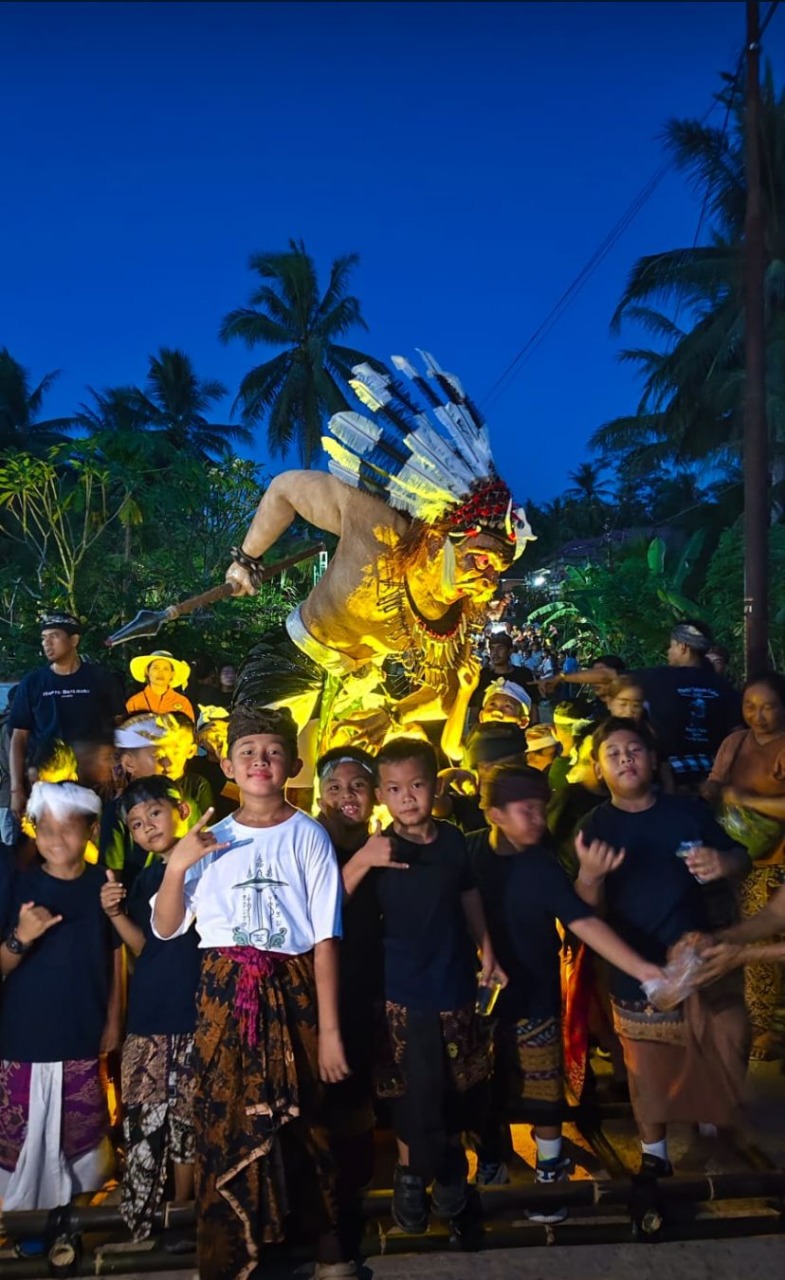 WARISAN BUDAYA: Meski berada di Desa Kerta Buana, Kutai Kartanegara, Kampung Bali di sana tetap menjadi salah satu warisan budaya yang harus dijaga.