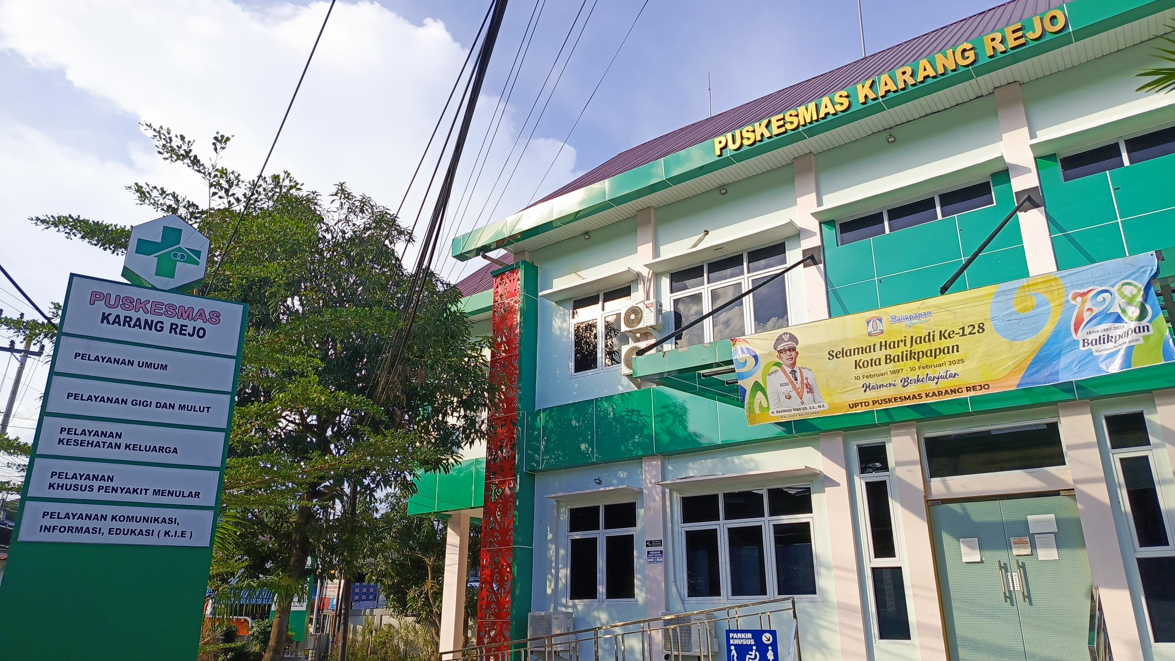 BUKA 7 APRIL: Puskesmas Karang Rejo di Kecamatan Balikpapan Tengah menjadi salah satu puskesmas yang buka selama libur Lebaran.