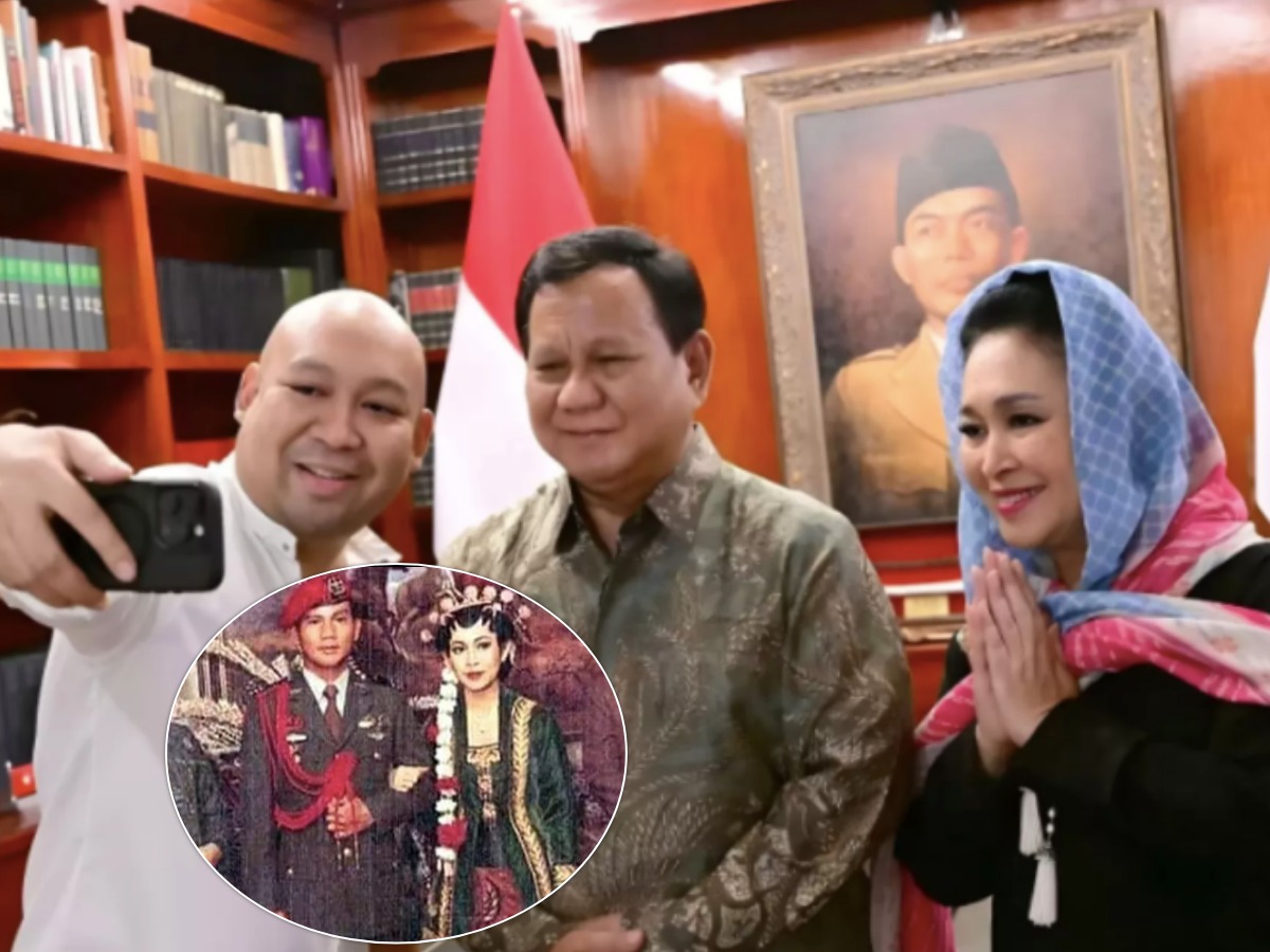 Prabowo Subianto bersama Titiek Soeharto menyimpan kisah cinta yang masih bikin haru.