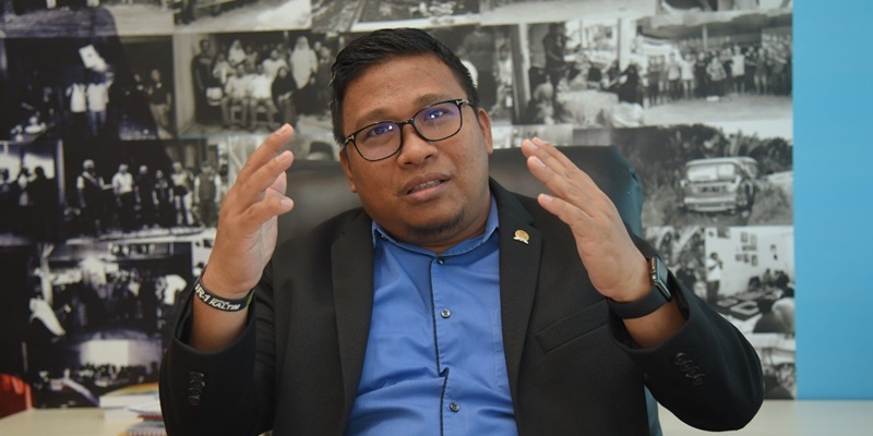 Bendahara Umum Partai Demokrat Irwan Fecho.