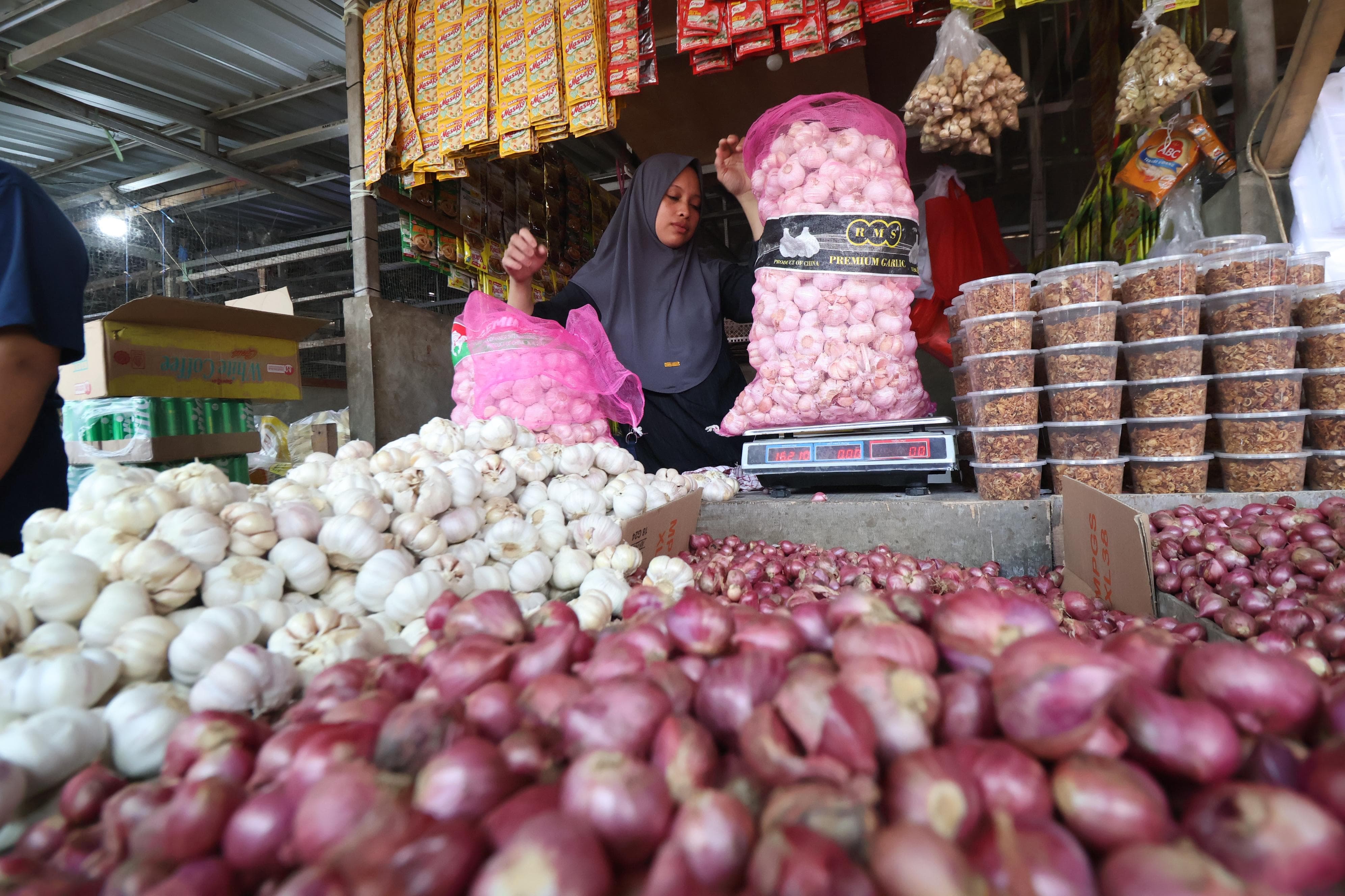 SIGNIFIKAN: Selain cabai merah, bawang merah juga komoditas yang turut menjadi penyebab inflasi pada Maret.