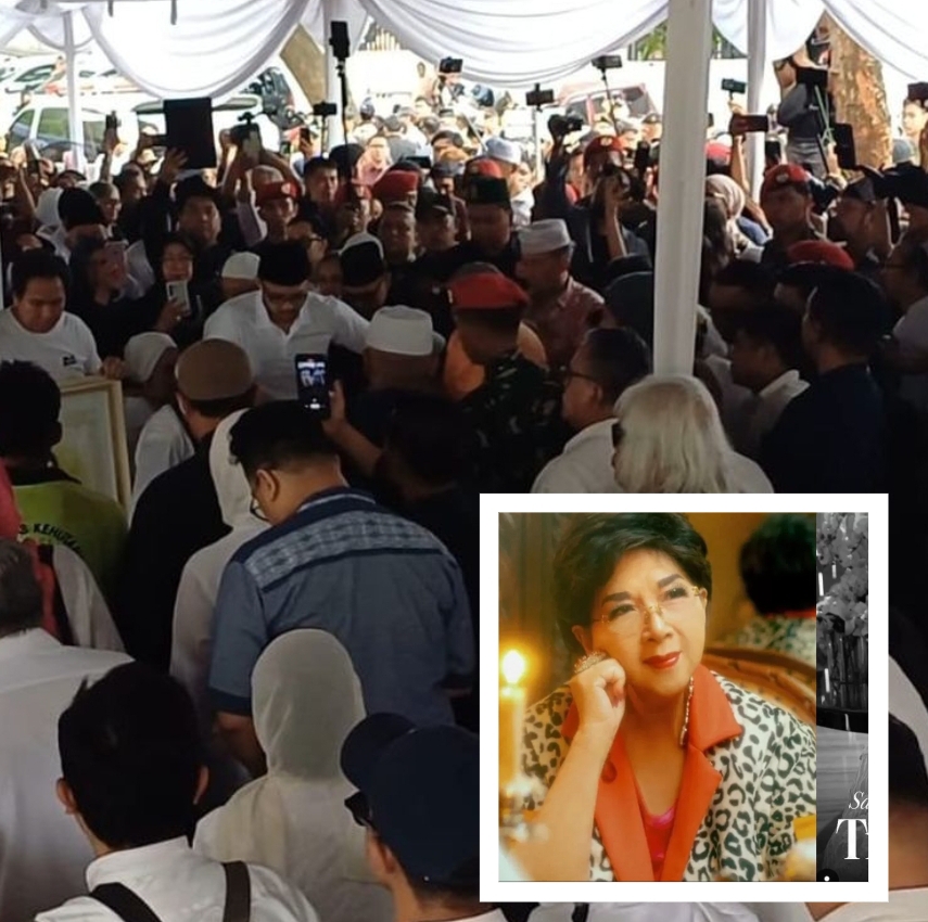 Suasana pemakaman Titiek Puspa. (FOTO: IST)