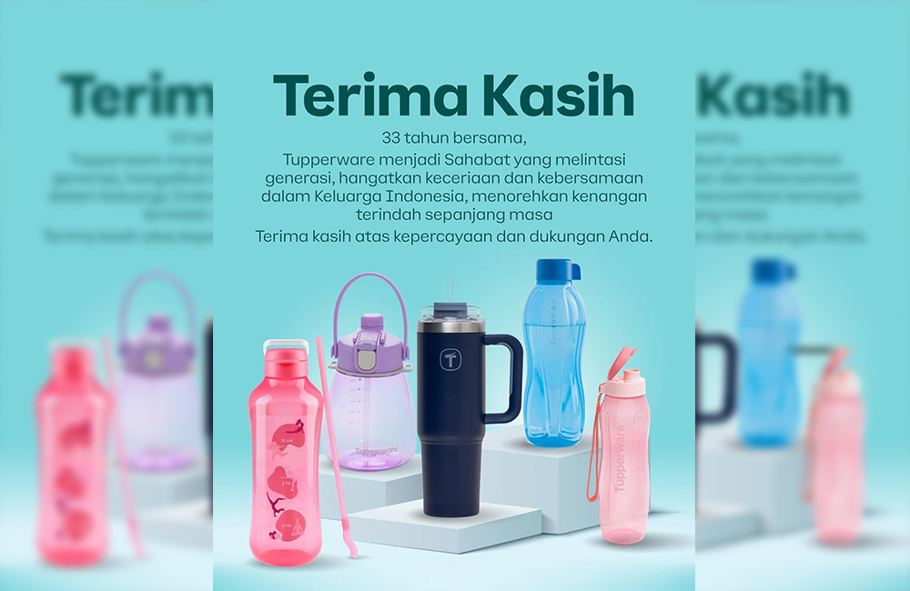 Tupperware Indonesia menyampaikan perpisahan setelah 33 tahun hadir di tengah keluarga Indonesia.