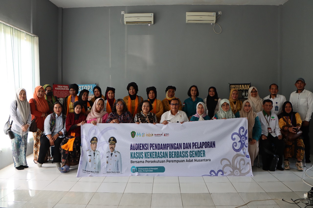 SINERGI: Perempuan Aman dan DP3AP2KB PPU bertemu untuk menjalin sinergi dalam mengatasi berbagai tindak kekerasan berbasis gender, utamanya, yang kini terjadi di wilayah IKN.