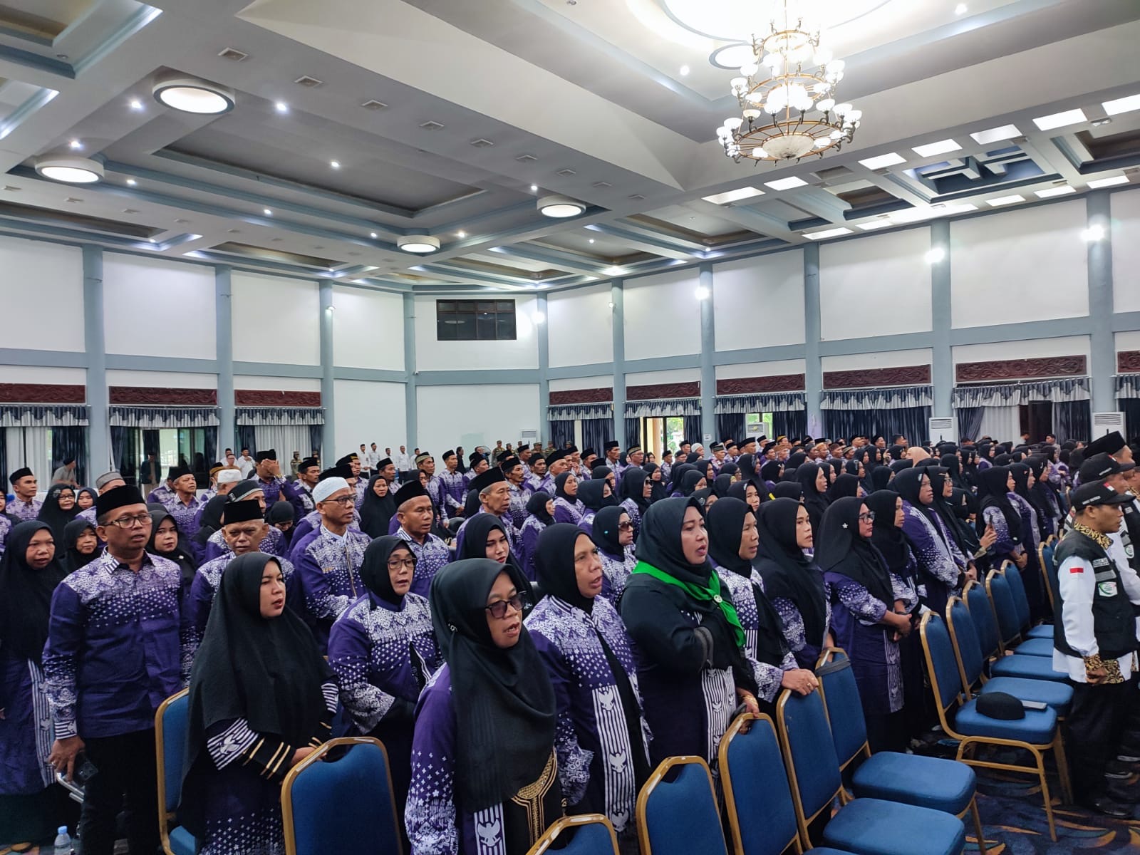 JAGA KESEHATAN: Calon jamaah haji Kabupaten Paser rencananya berangkat pada 13 Mei 2025.