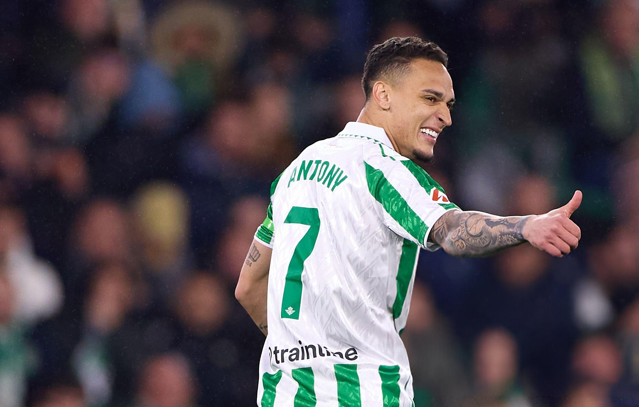 Moncer di Real Betis, Antony ogah balik ke Man Utd.