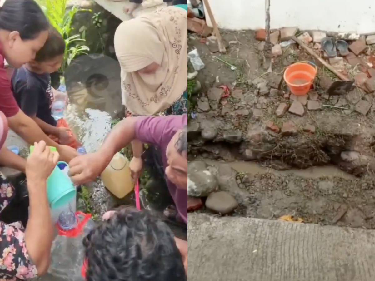 Viral air misterius muncul di permukiman warga di Pekalongan Jawa Tengah.