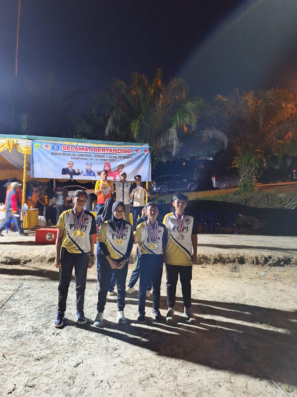 Atlet petanque Kukar berjaya pada Kejurprov Junior di Balikpapan.