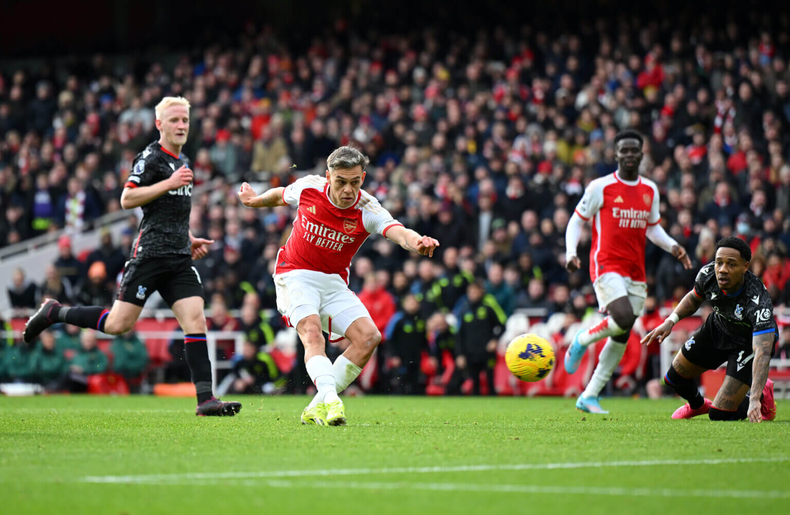 Arsenal vs Crystal Palace akan berlangsung pukul 02.00 WIB, Kamis dini hari (24/4/2025).