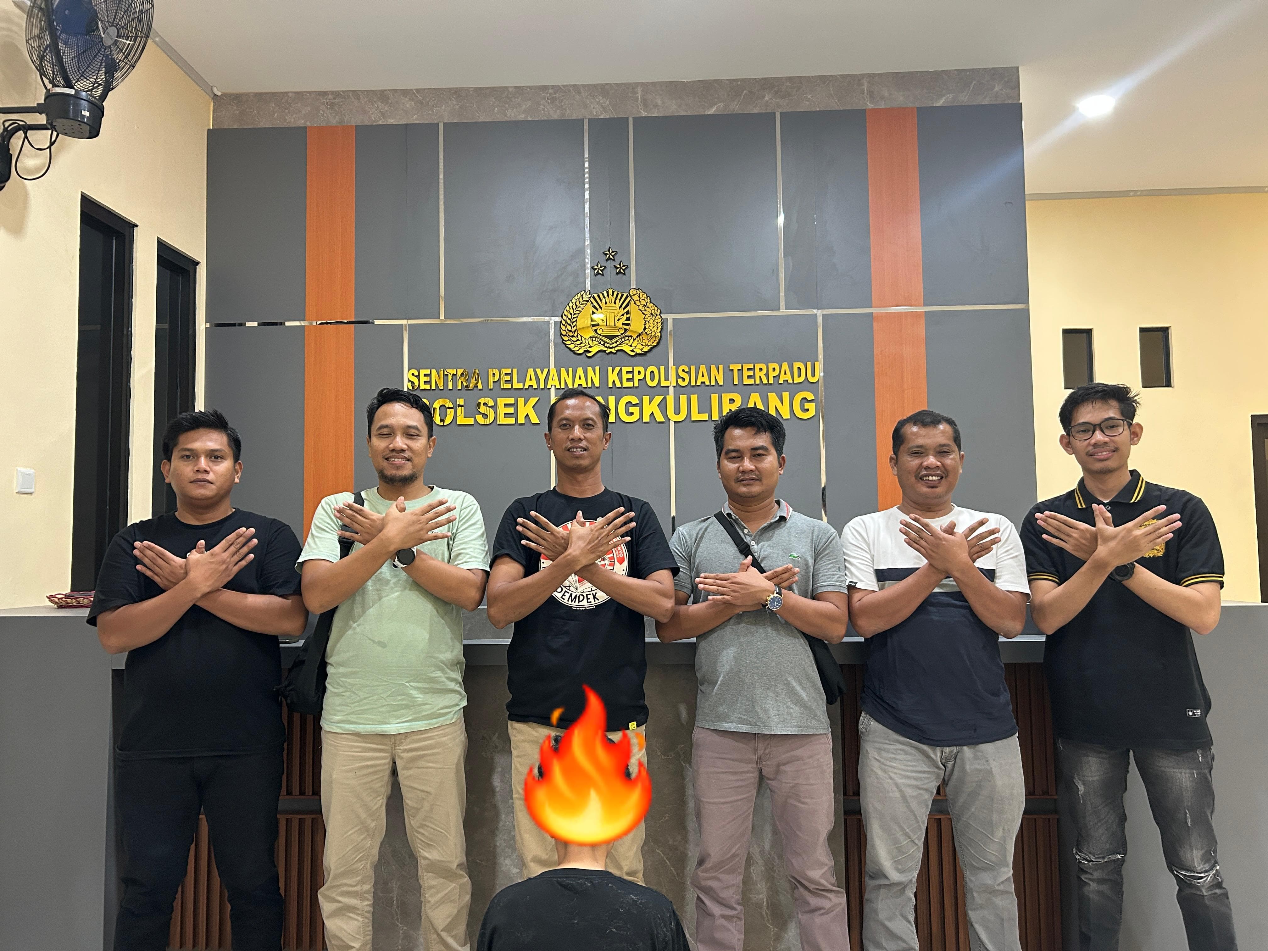 GERAK CEPAT: Tim Enggang Sangsaka Polsek Sangkulirang mengamankan pelaku pencabulan kepada anak di bawah umur.