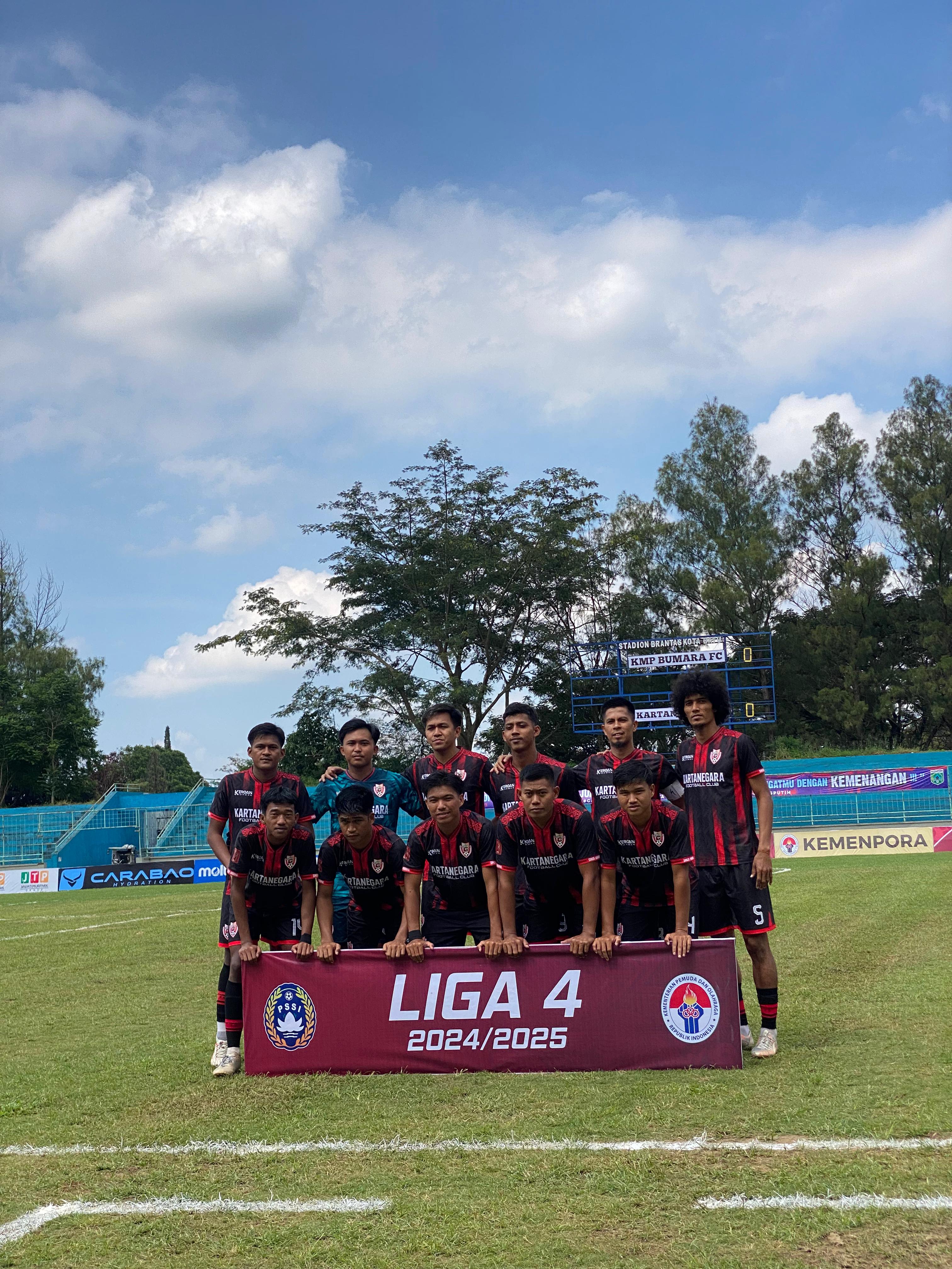 Kartanegara FC takluk 1-3 atas Bumara di laga kedua grup K Liga 4 Nasional.