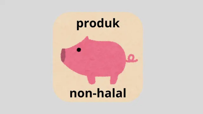 Ilustrasi produk non-halal.