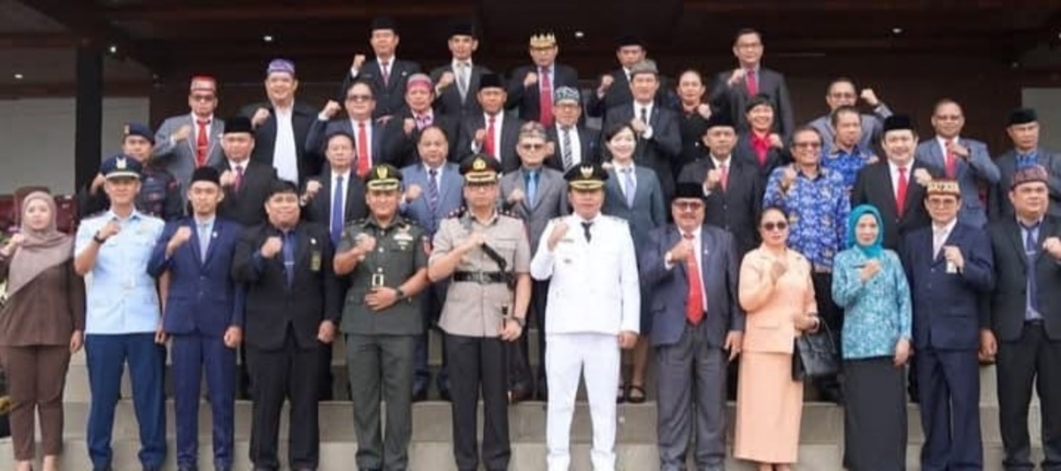 MOMENTUM: Suasana upacara peringatan Hari OTDA ke-XXIX di Kutai Barat.