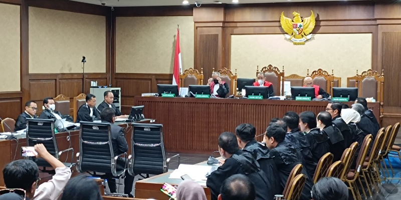 Sidang lanjutan kasus dugaan suap dan perintangan penyidikan Hasto Kristiyanto di Pengadilan Tindak Pidana Korupsi (Tipikor) pada Pengadilan Negeri (PN) Jakarta Pusat.