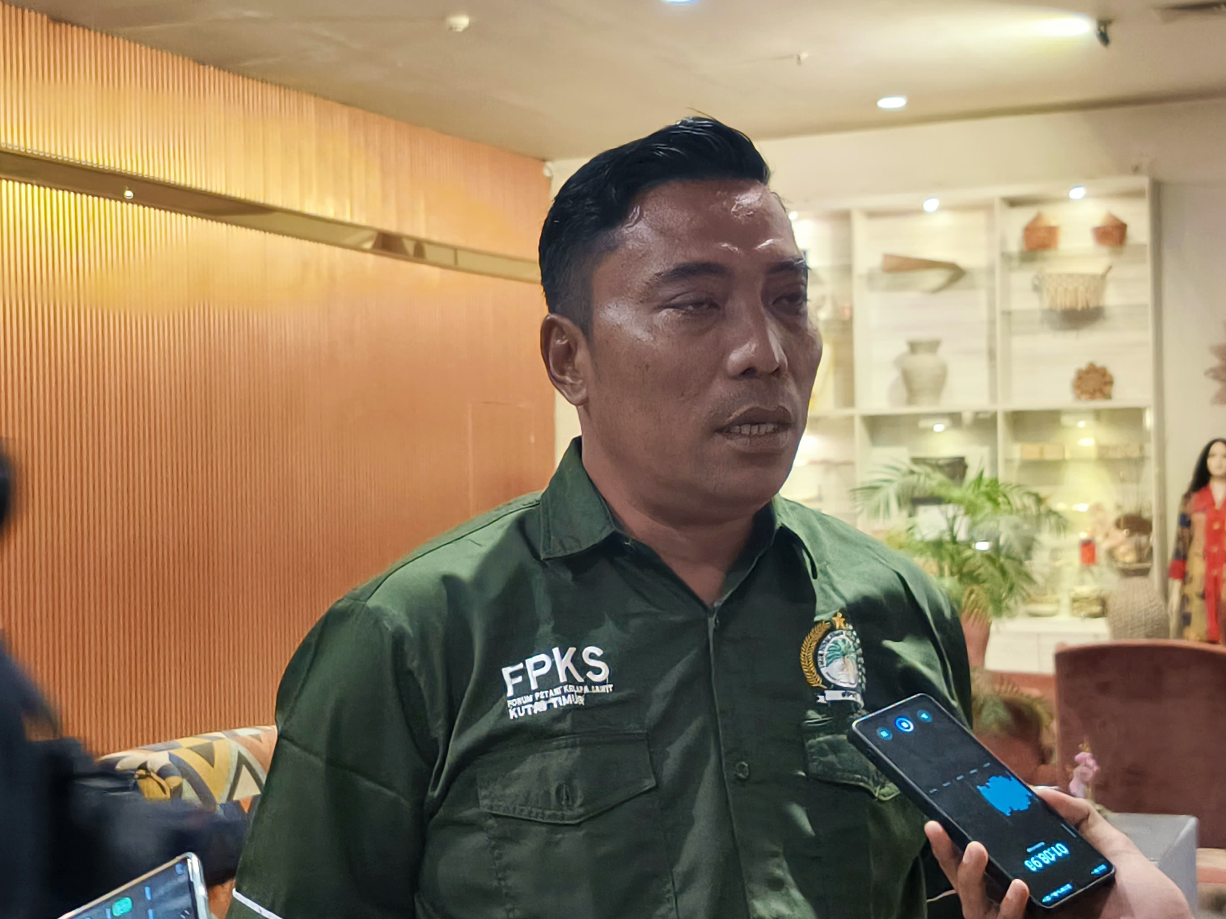 Ketua Forum Petani Kelapa Sawit (FPKS) Kutim Nasruddin