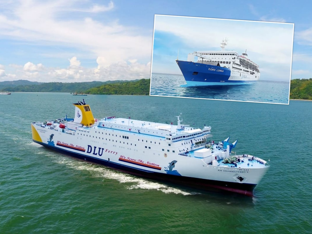 Ilustrasi kapal Balikpapan-Surabaya dari PT DLU dan PT PELNI.