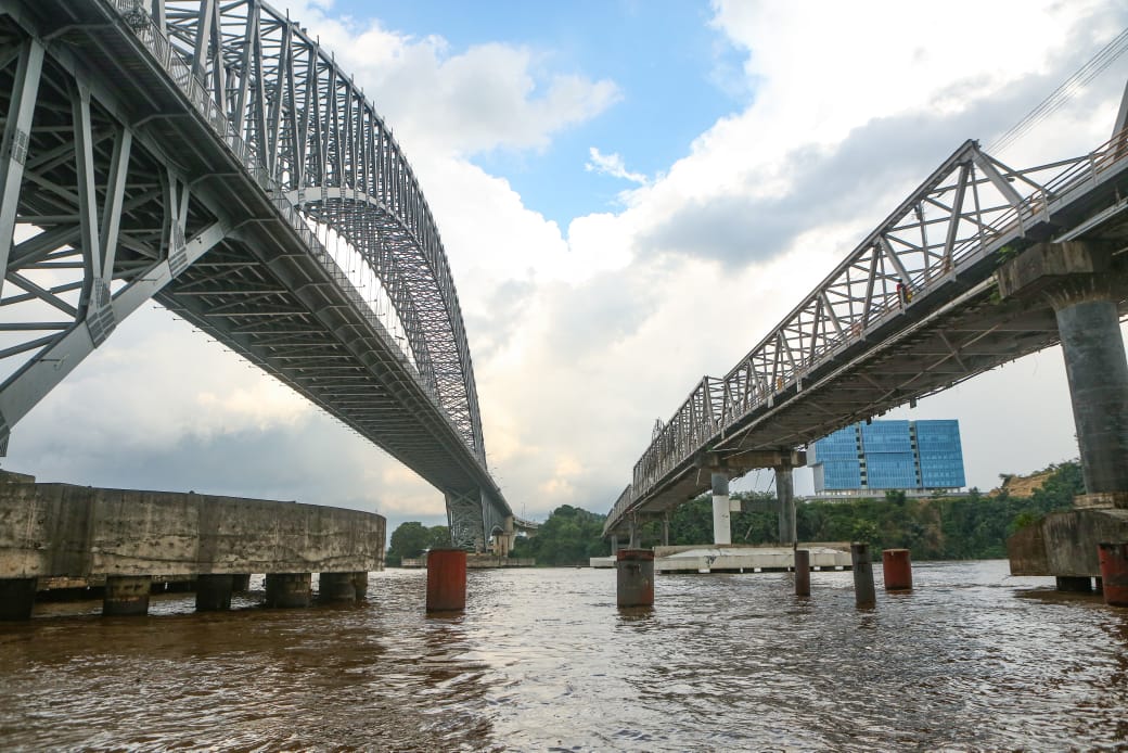 Jembatan Mahakam 1 dan Jembatan Mahakam IV. (FOTO: DOK/KP)