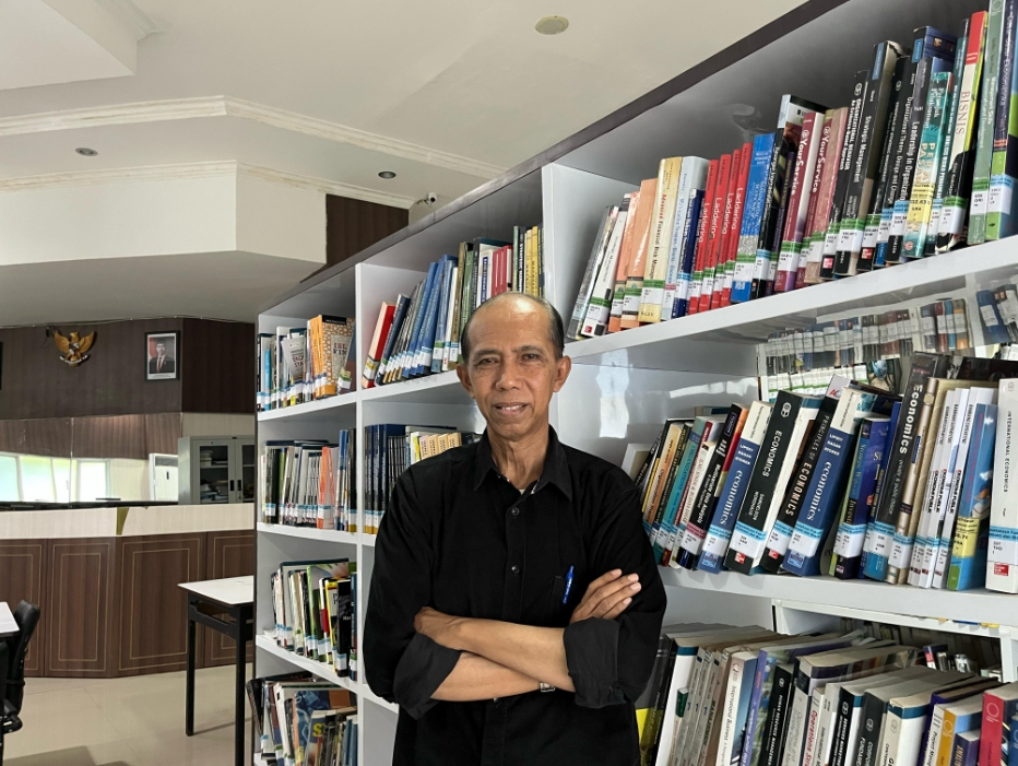 BERI PANDANGAN: Pengamat Ekonomi dari Universitas Mulawarman, Aji Sofyan Effendi.