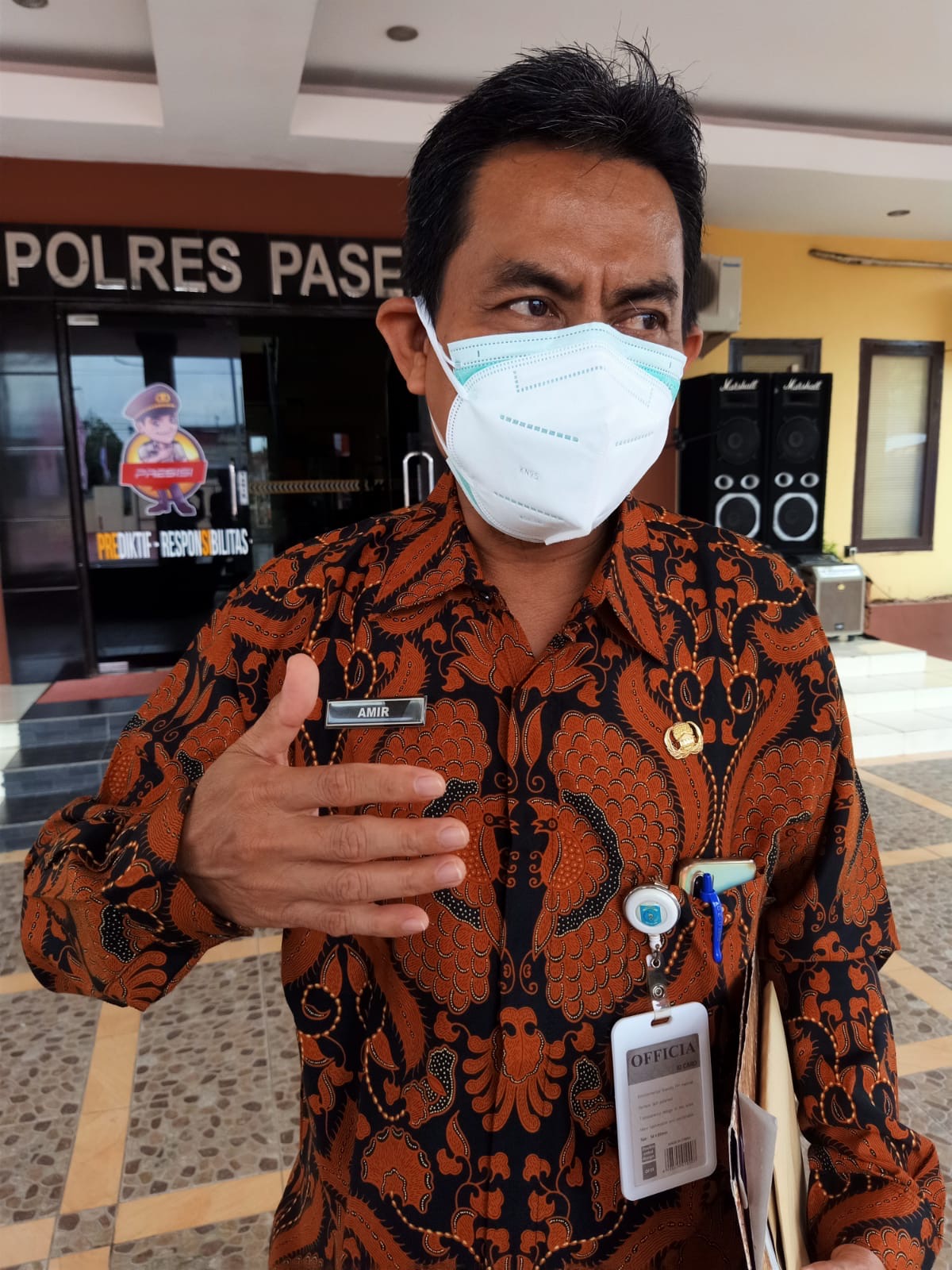 Kepala Dinas Pengendalian Penduduk, Keluarga Berencana, Pemberdayaan Perempuan dan Perlindungan Anak Kabupaten Paser Amir Faisol.