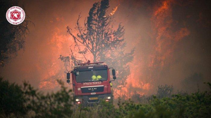 Israel hadapi kebakaran dahsyat.