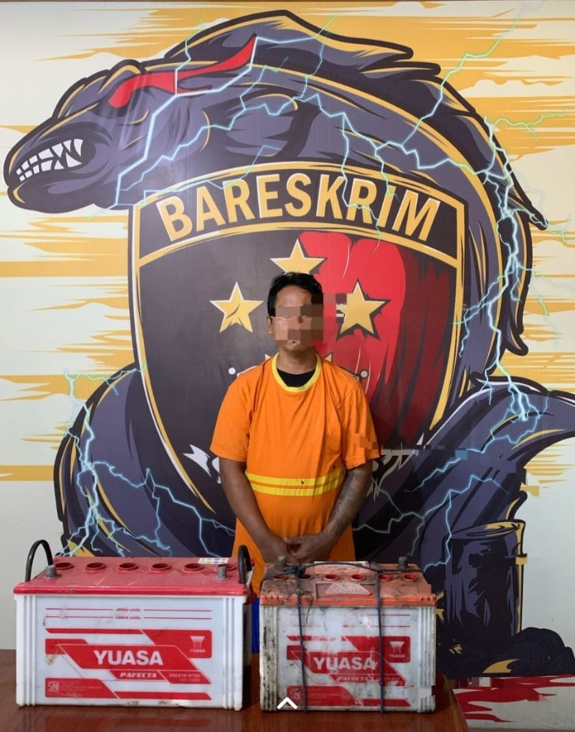DIRINGKUS: Tersangka spesialis pencuri aki di Sotek, PPU.