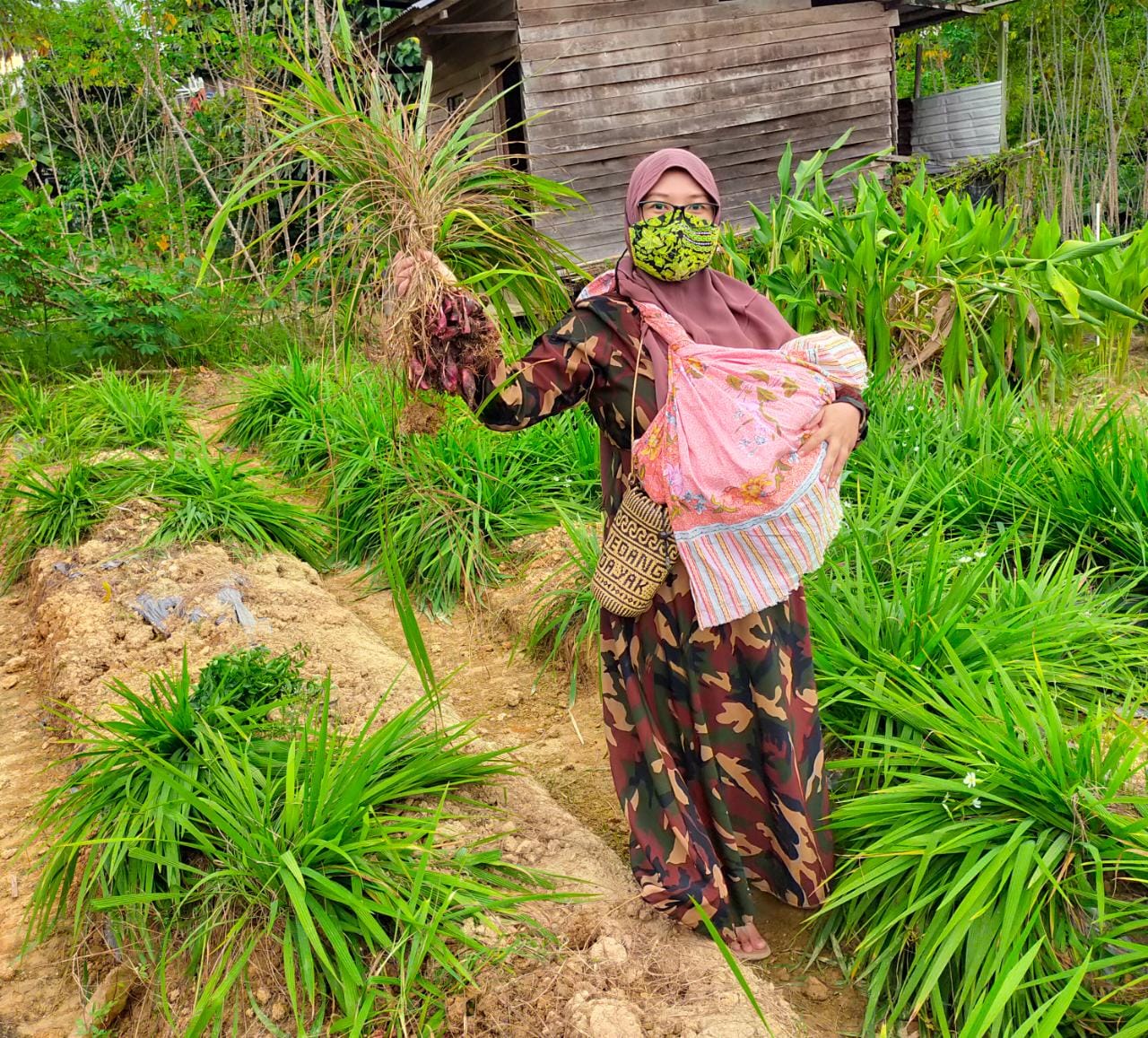 BERDAYAKAN PETANI LOKAL: Usaha yang dibangun Nurul akhirnya dapat memberdayakan petani bawang dayak, hasil panen yang mulanya terbuang percuma saat ini tidak lagi.