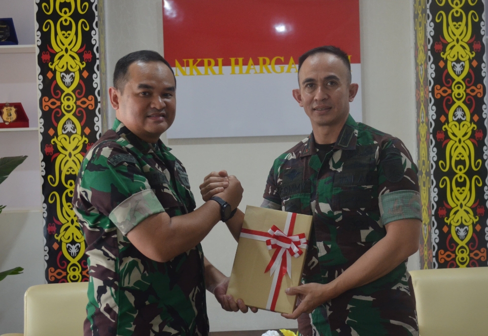 PENYEGARAN: Dandim 0904/PSR kini dijabat Letkol Inf Rommy Aditya Nanda, menggantikan Letkol Inf Ary Susetyo.