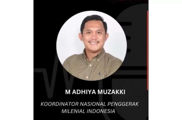 M Adhiya Muzakki yang dijadikan tersangka oleh Kejagung dalam kasus perintangan penyidikan (obstruction of justice/OOJ).