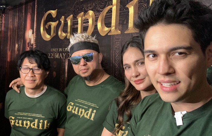 Luna Maya dan Maxime Bouttier tampil bareng di film Gundik.
