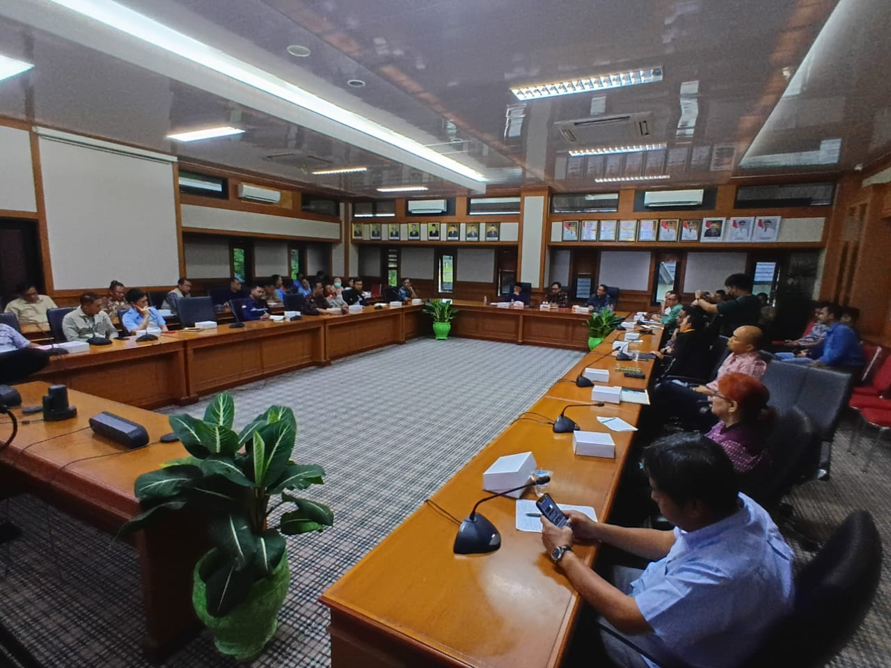 PEMBAHASAN: Persiapan pelaksanaan Pekan Daerah XI KTNA dibahas bersama Pemkab Berau dan OPD terkait. (Istimewa)