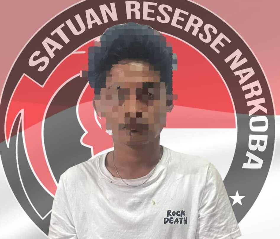 Pengedar narkoba berinisial SRT.