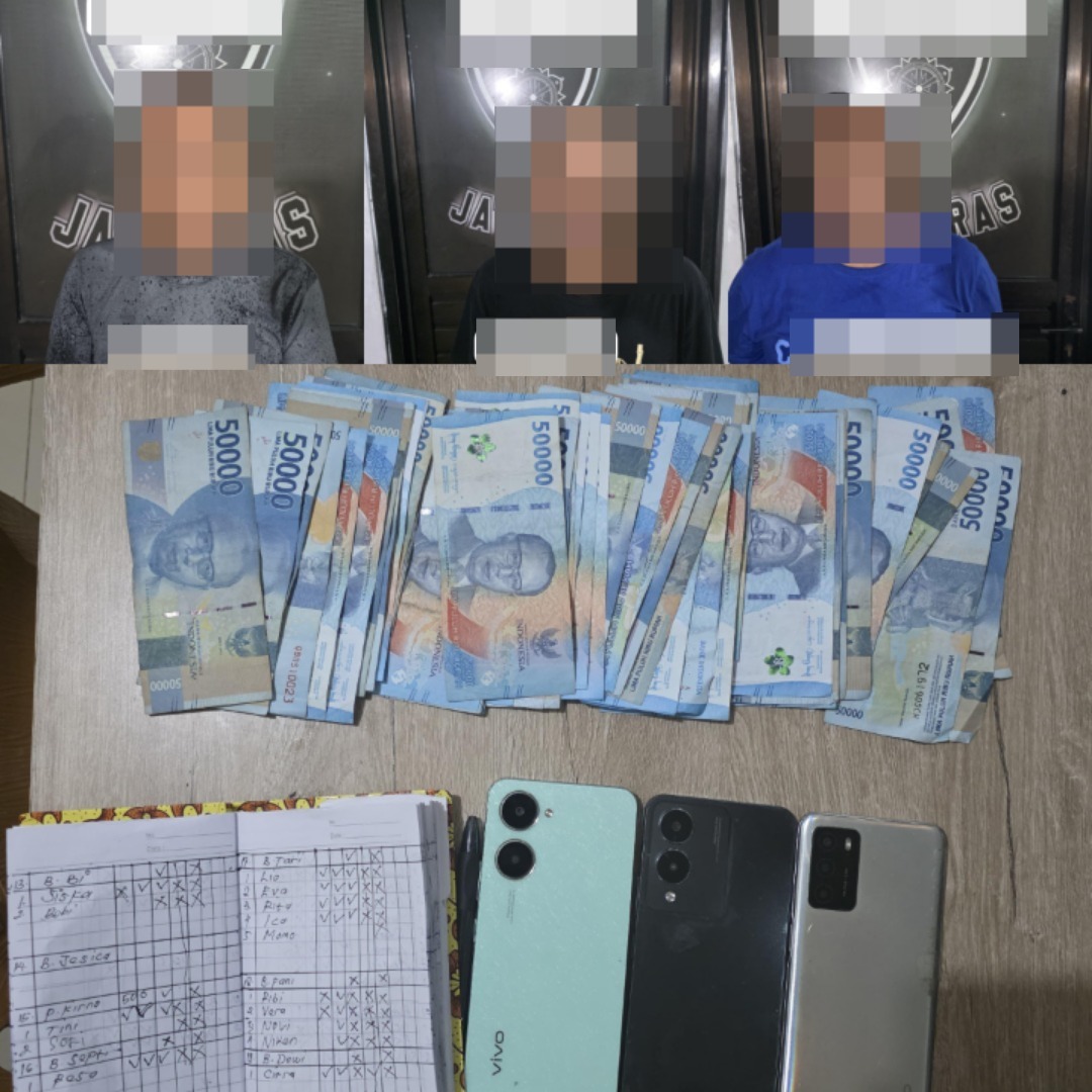 DIAMANKAN Barang bukti pungli di Kompleks Manggar Sari, Balikpapan.