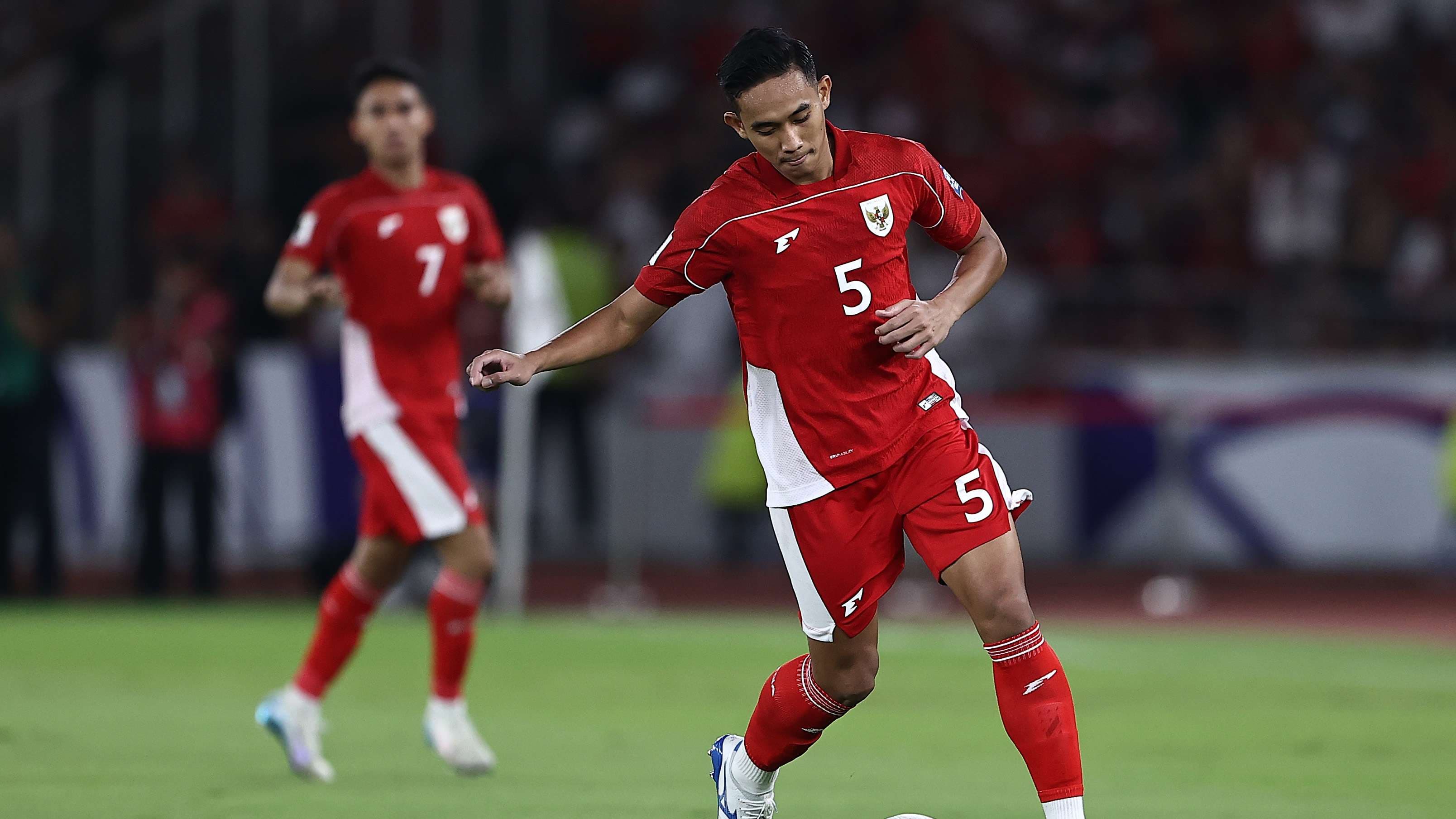 SANKSI FIFA: Penampilan apik Rizky Ridho dkk saat menjamu Bahrain harus tercoreng tindakan diskriminatif yang dilakukan oleh suporter.
