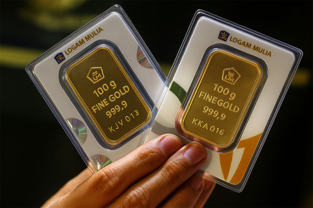 Pergerakan saham di IHSG, emiten ANTM termasuk yang mengalami penurunan paling dalam hari ini.