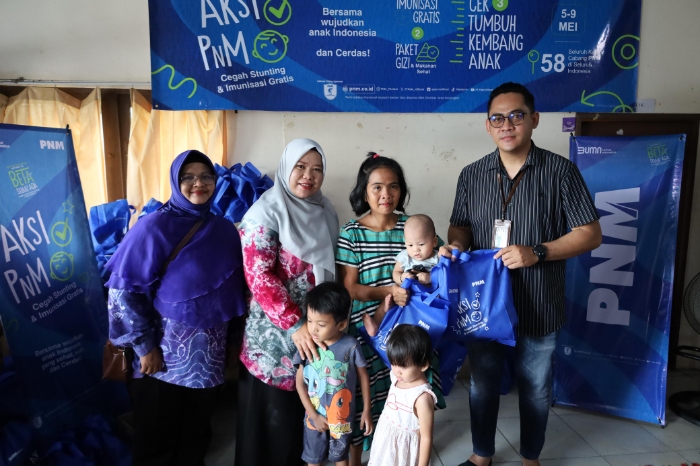 PNM Gelar Aksi Serentak Cegah Stunting dan Imunisasi Gratis di Seluruh Indonesia