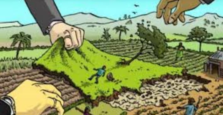 Foto Ilustrasi klaim lahan sepihak.