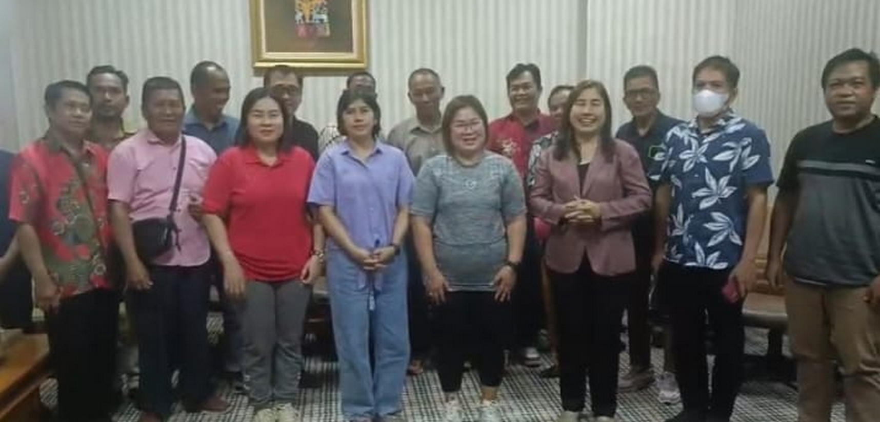 Beberapa organisasi yang melakukan audiensi dengan Kesrasos Kubar.