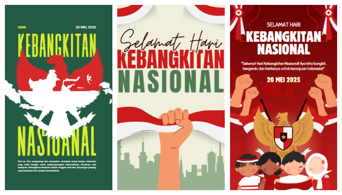 Kolase 30 Link Poster Hari Kebangkitan Nasional 2025.