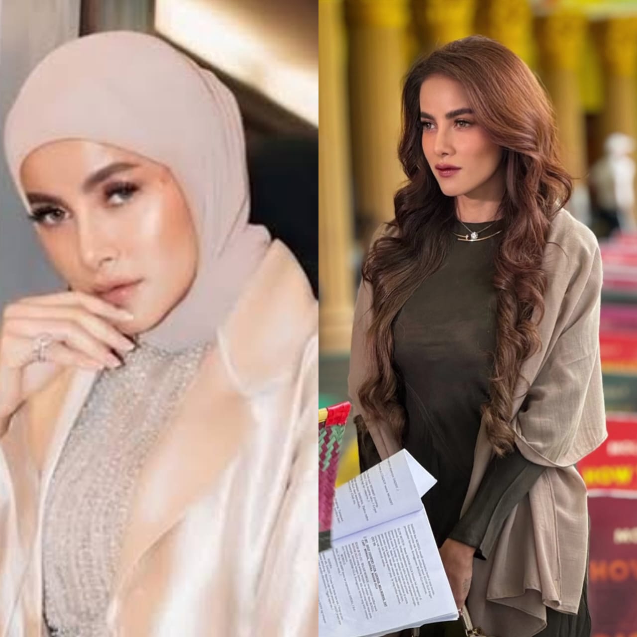 Olla Ramlan dengan penampilan terbarunya kini.