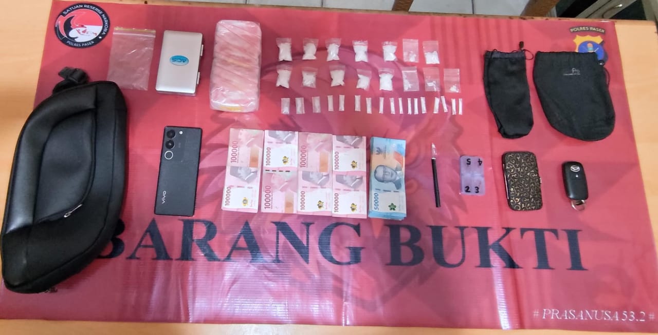 ADA TERUS: Pengedar sabu-sabu seakan tidak ada habisnya di Paser, polisi hampir tiap pekan melakukan penangkapan.