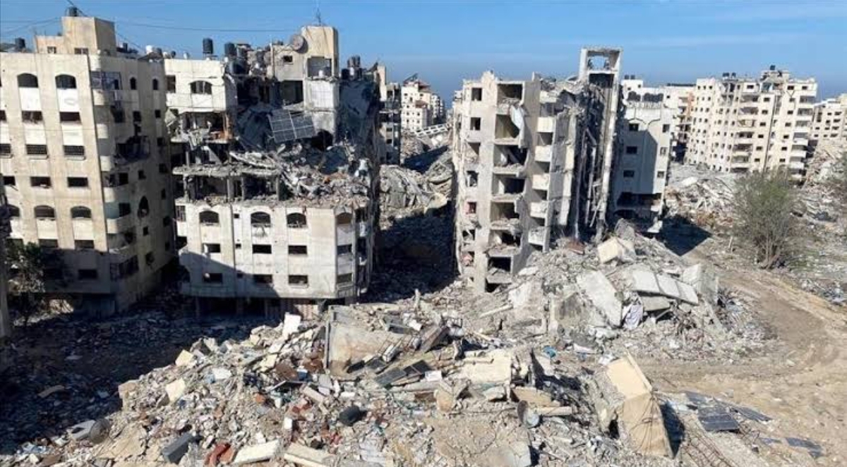 Tentara Israel sejauh ini telah menghancurkan lebih dari 60 persen rumah dan unit pemukiman di Jalur Gaza. (FOTO: IST)