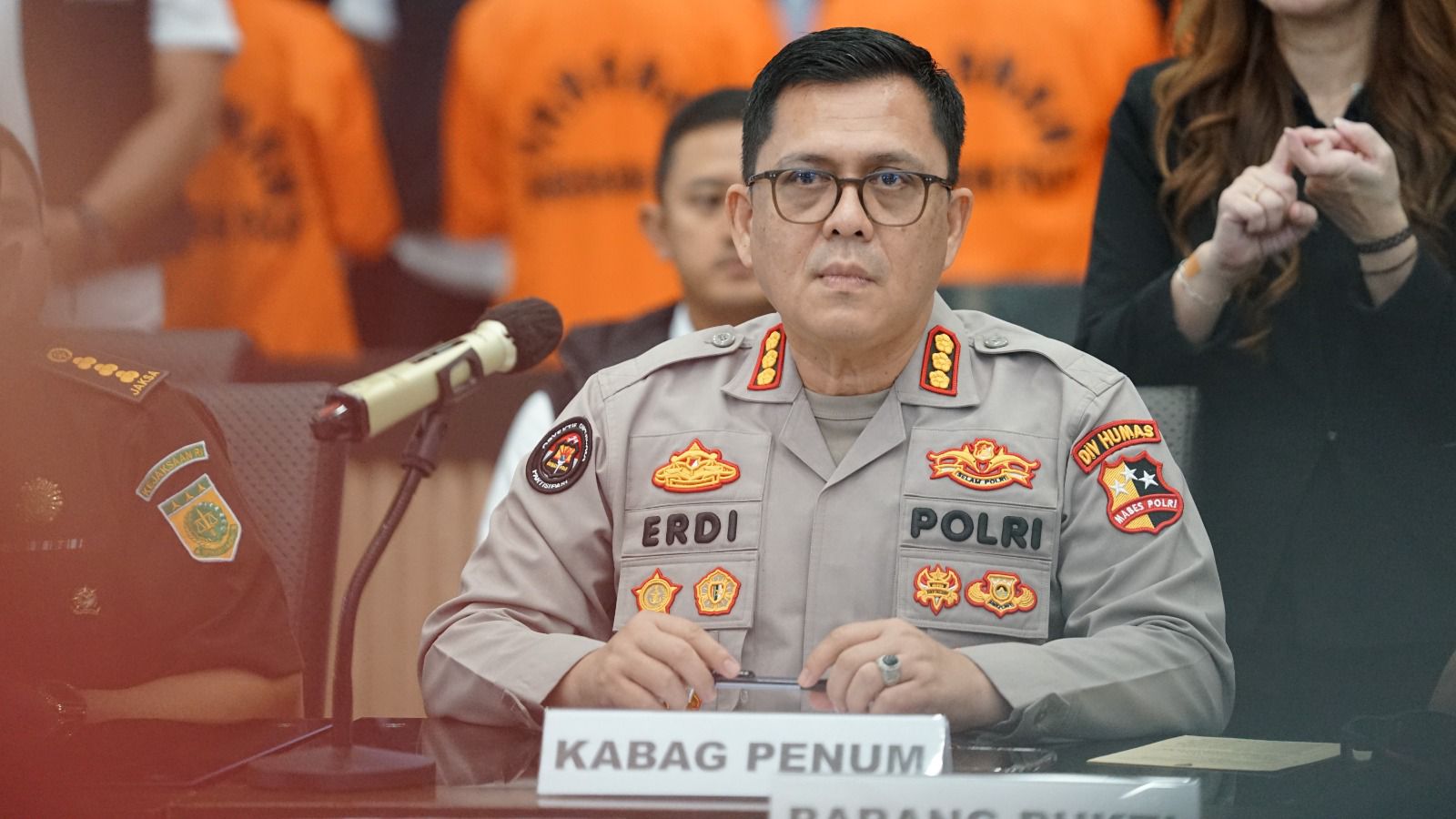 Kabag Penum Divhumas Polri Kombes Pol. Erdi A. Chaniago. (POLRI)