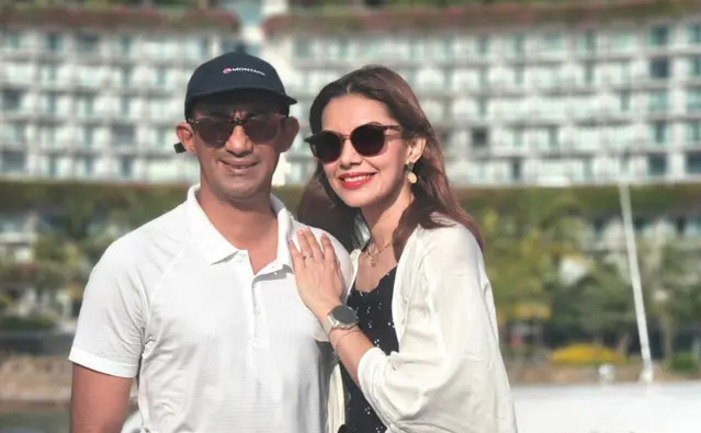 Najwa Shihab kala bersama sang suami Ibrahim Sjarief Assegaf.