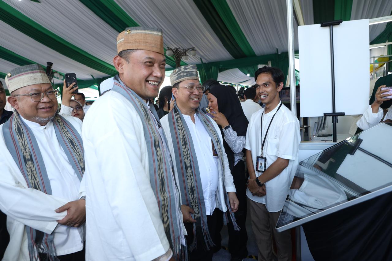 INKLUSIF: Wagub Seno Aji menyebut jika KalaFest 2025 adalah ajang promosi, kolaborasi, dan silaturahmi seluruh pemangku kepentingan dalam mendukung akselerasi industri halal yang inklusif.