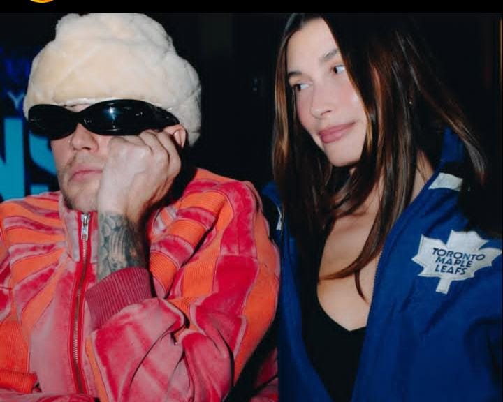 Justin Bier bersama sang istri, Hailey Bieber.