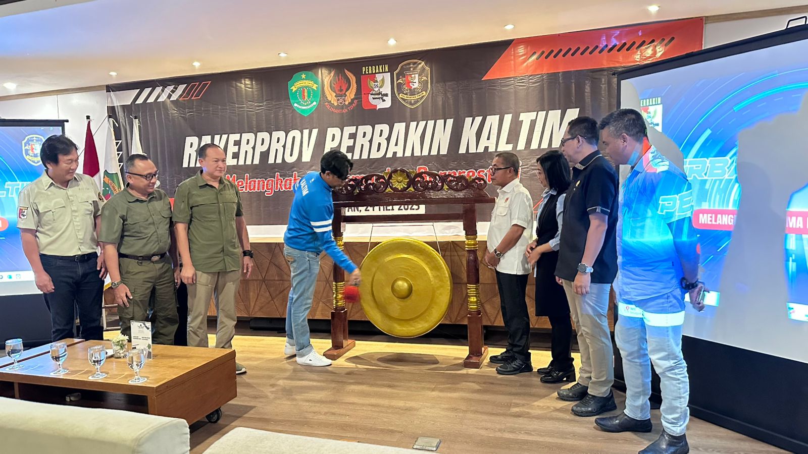 SIAPKAN STRATEGI: Pembukaan Rakerprov Perbakin Kaltim yang jadi momentum cabor menembak Kaltim untuk berbenah. (FOTO OKTAVIA MEGARIA/KP)