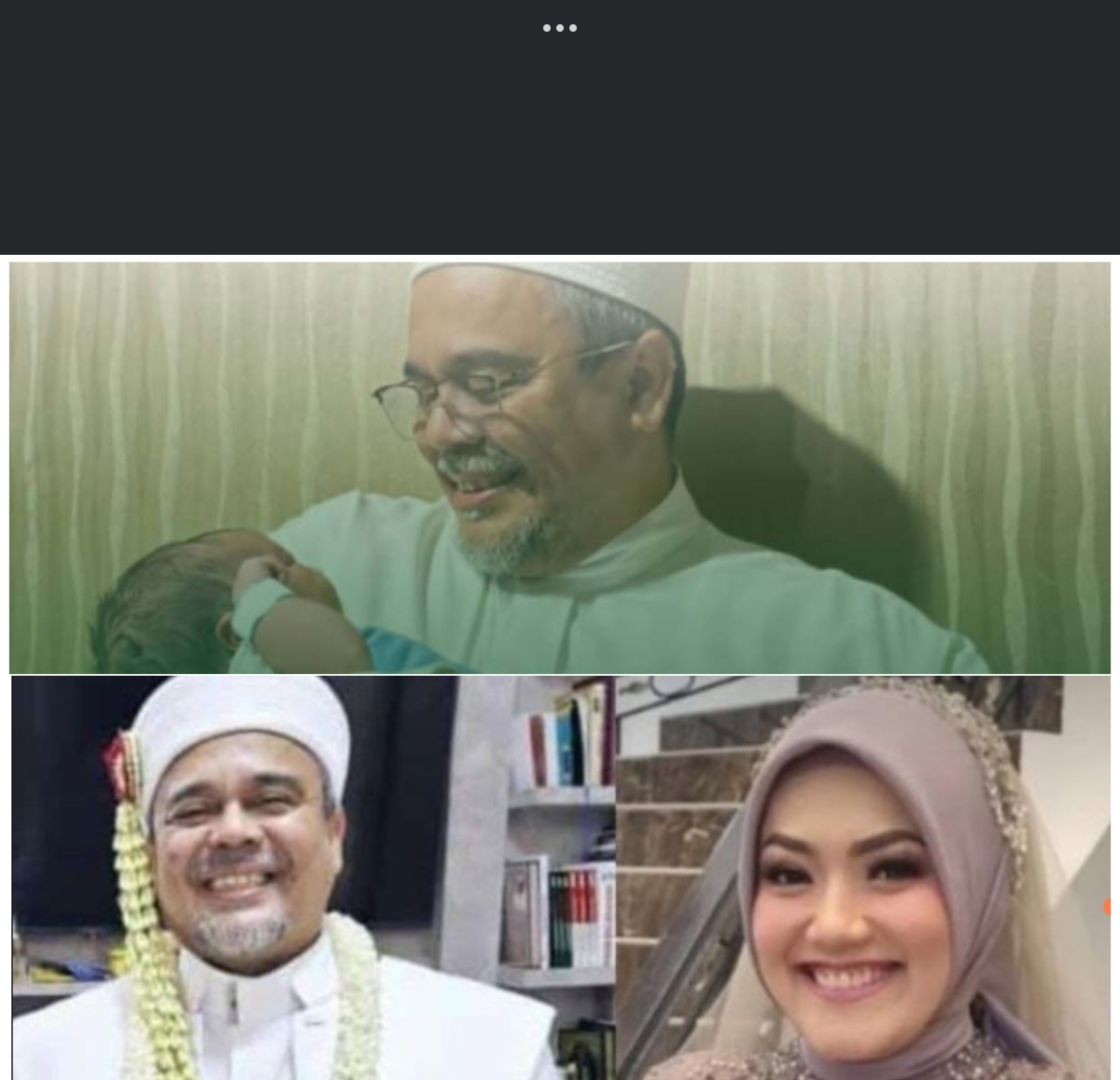 Habib Rizieq dan Syarifah Mona Hasina Alaydrus