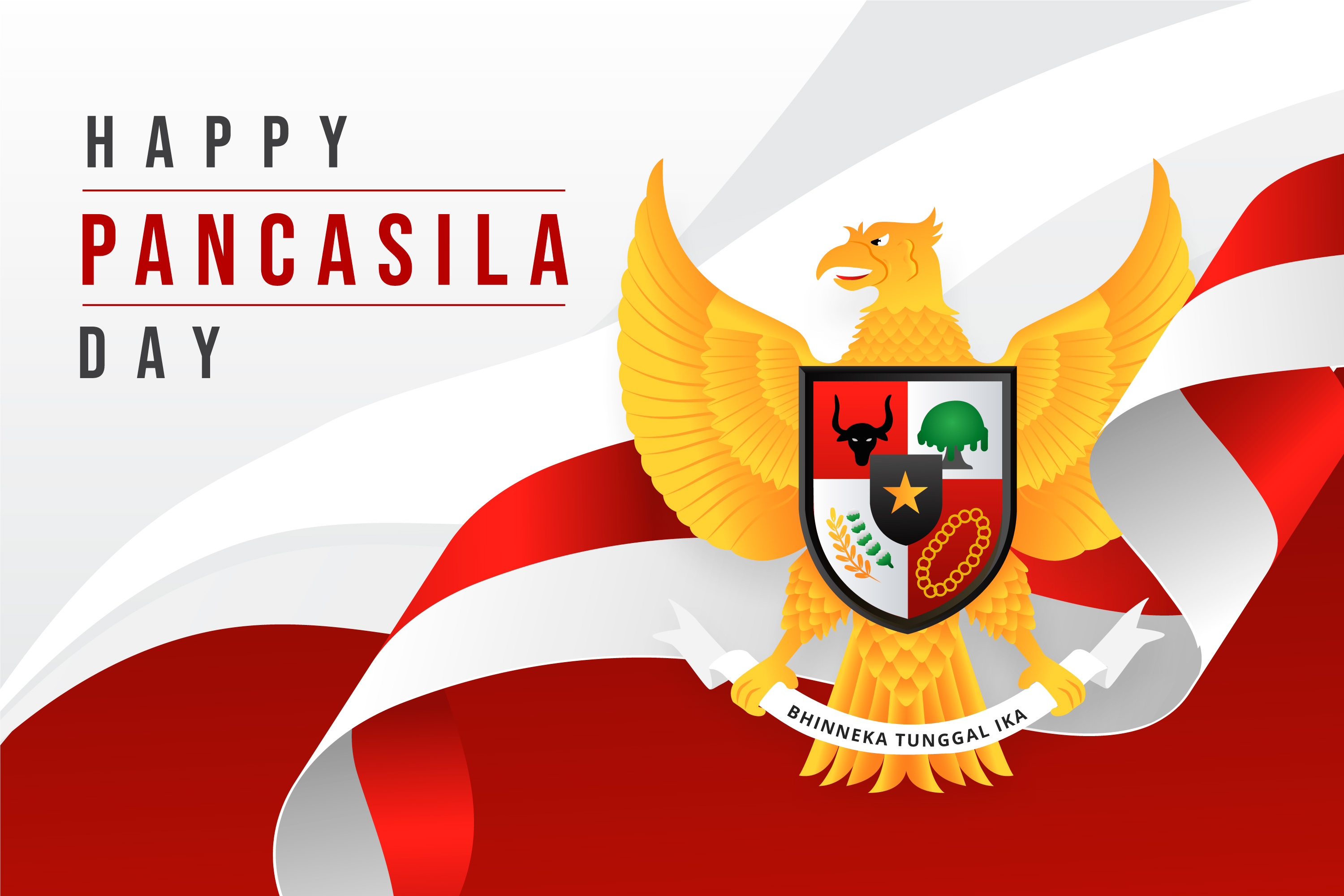 Ilustrasi Hari Lahir Pancasila 1 Juni.